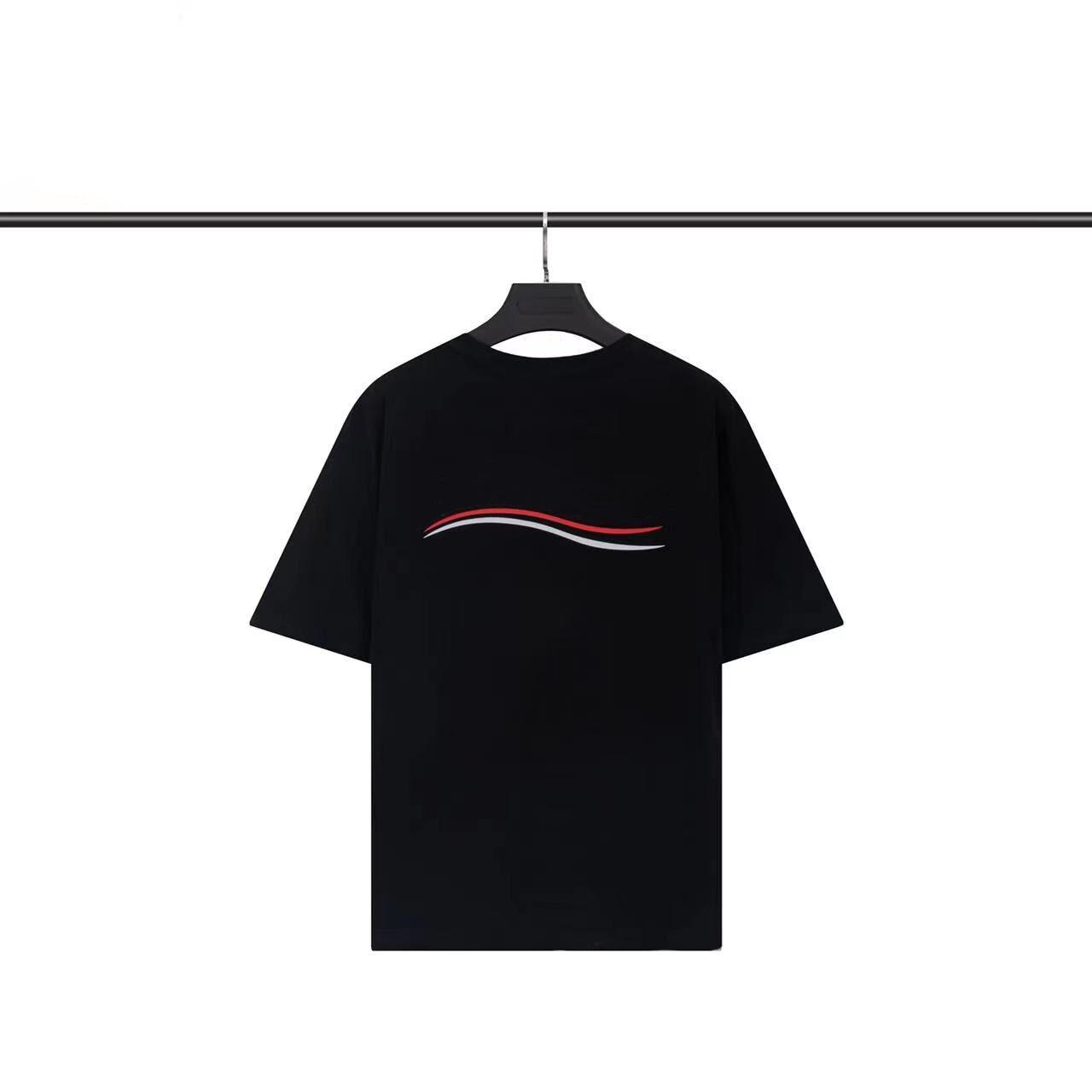 

Designer T shirt Summer short Sleeve waves Tee Men Women Lovers luxury T-shirts Fashion senior Pure cotton high quality size -2XL factory_shirt168