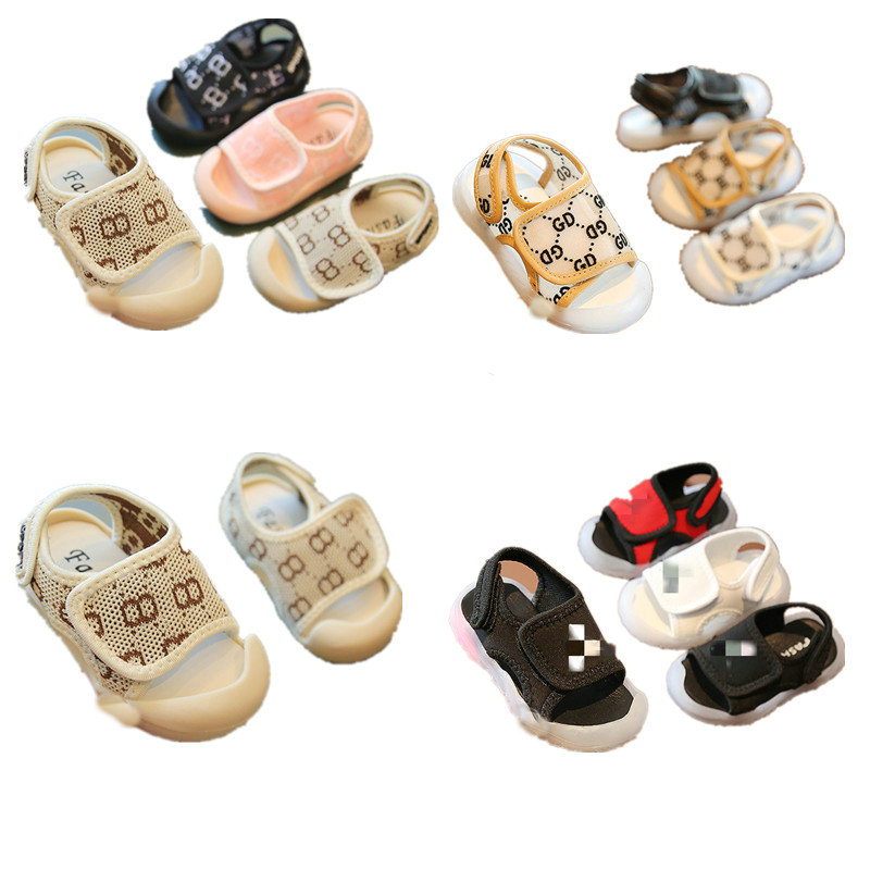

9 colors Kids Designer Sandals Boys Girls Child Shoes Children Fashion Letter Printed Sandal Summer Wear Toddlers Infants Kids Childrens Slippers, See the below