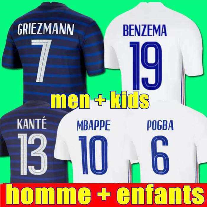 2021 GRIEZMANN MBAPPE soccer jersey KANTE 21 22 POGBA shirt Maillot de football ZIDANE GIROUD MATUIDI Kimpembe kids kit Set homme enfants-image-776468671