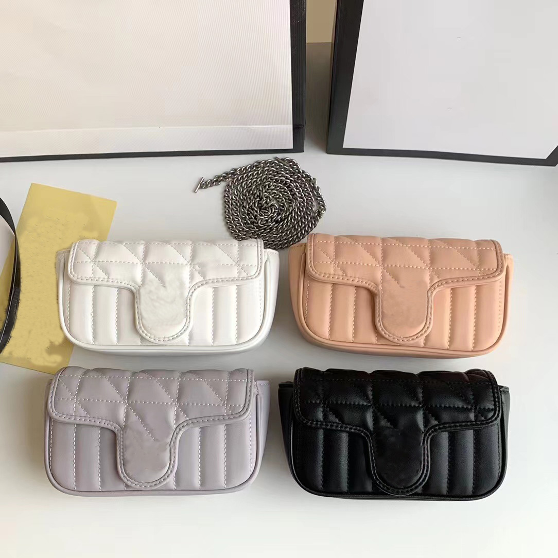 

High Quality dust bag Designer Bags Handbag Purses Chain Womens designing Crossbody Shoulder Bag, White#476433