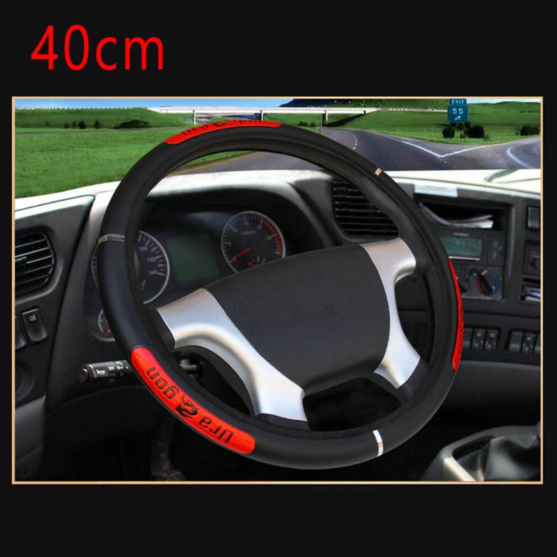 

Steering Wheel Covers 40/42/45/50CM Cover Decoration Double Stitched SUV TrimSteering