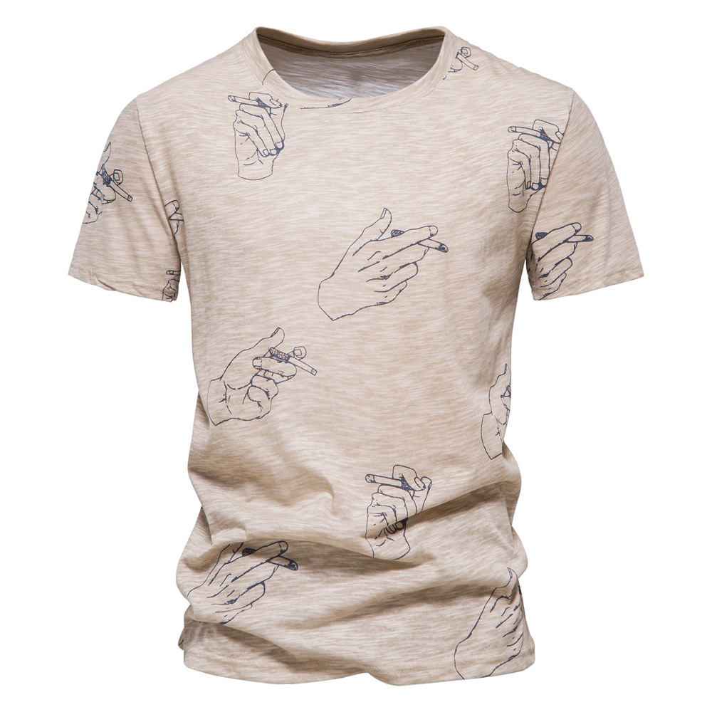 

mens t shirt Summer New Men's Fitness Short Sleeve cotton T-shirt Sports Outdoor Oversized Custom Fitted Hip Hop Tops 667580314637