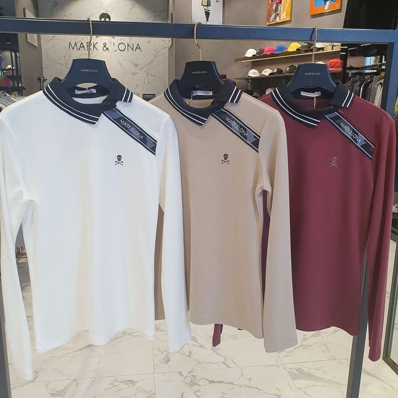 

spring golf long sleeves shirts for women warm fleece printed skeleton braid fashion style wear stretch sports clothes 220712, Black