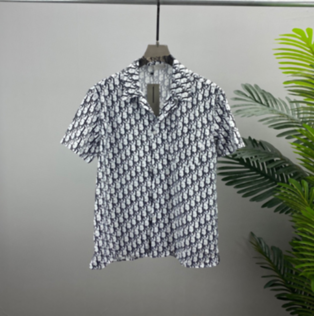 

Men Casual Shirts Letter 3D Print Short Sleeve Top Fashion Bowling Hawaii Seaside Holiday Style Designer Summer Beach Shirts, Customize