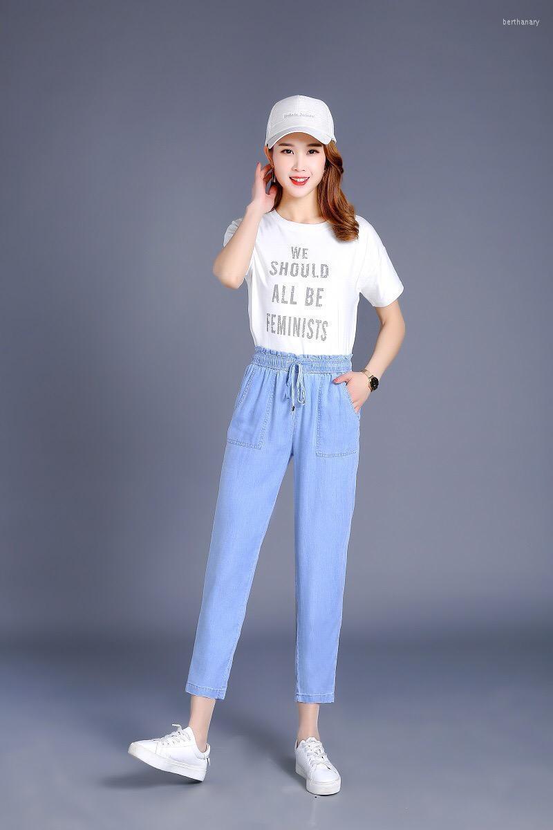 

Men's Jeans A184-Jeans Women's Thin Nine Point Ultra 2022 Summer Loose Casual Pants Show ChildrenMen's Bert22, Blue