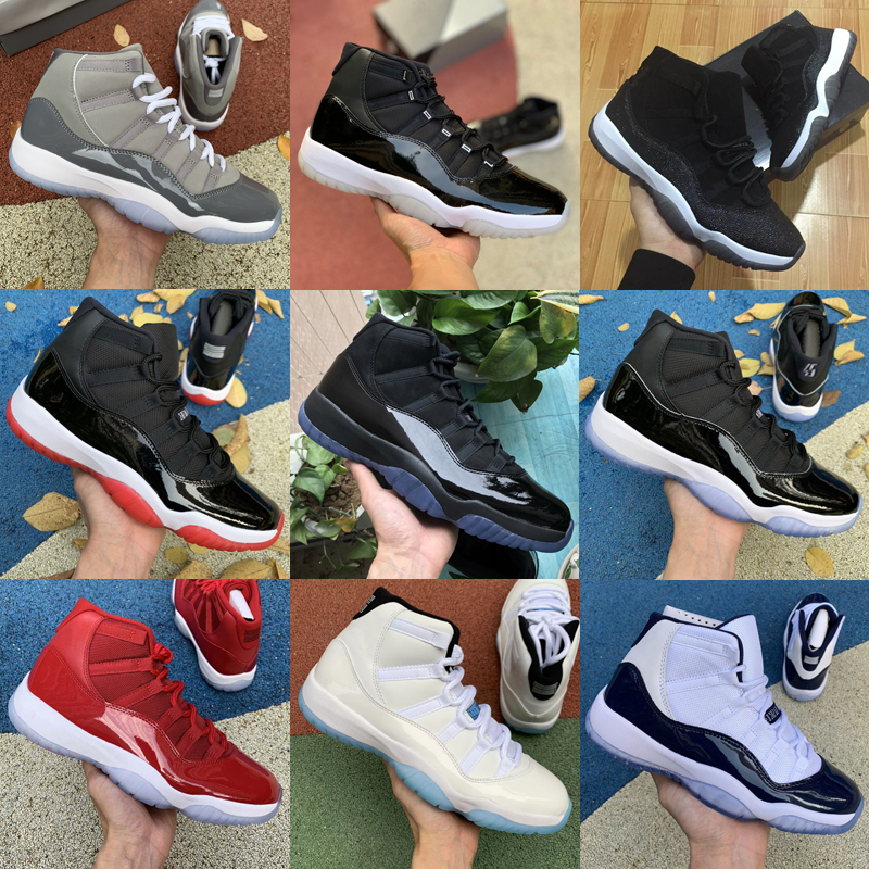 

High 11 Basketball Shoes Cool Grey Jumpman 11s Men Sneakers Low 72-10 Cherry Animal Instinct Pantone Concord 45 Citrus Pure Violet Legend Blue Mens Sports Trainers, As photo 11