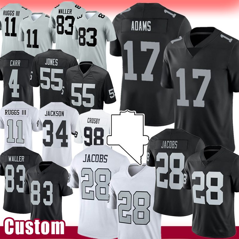 

Josh Jacobs Davante Adams Football Jersey Chandler Jones Darren Waller Maxx Crosby Derek Carr Hunter Renfrow Bo Jackson Malcolm Koonce Daniel Carlson Nate Hobbs, Youth size s-xl(txz)