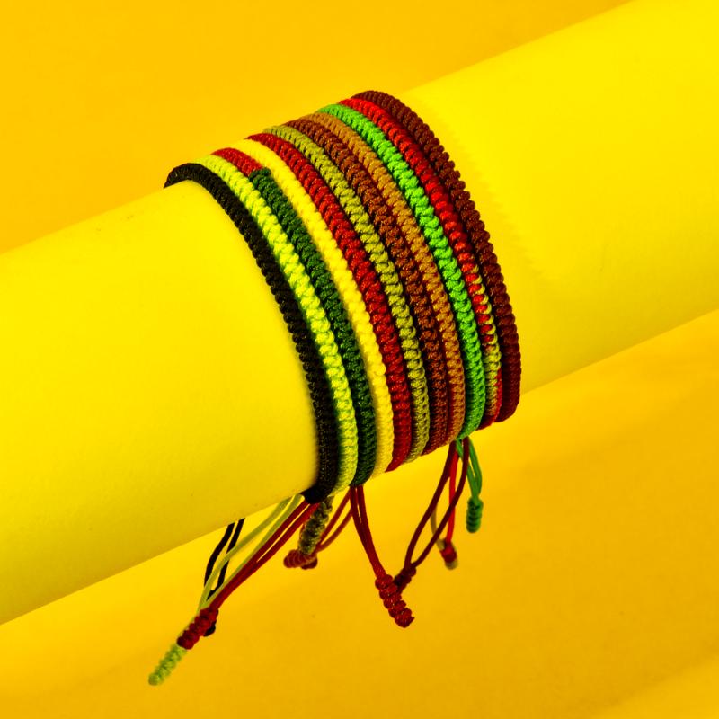 

Charm Bracelets Bohemian Woven Rope For Women String Chain Adjustable Lucky Corn Knot Bracelet Men JewelryCharm