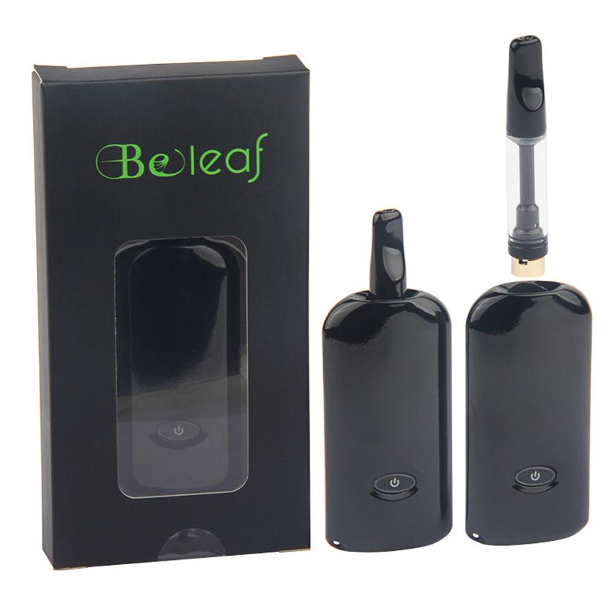 

beleaf mod kit full cleramic vaporizer gass vape empty cartridges 510 thread preheat battery295G, Black