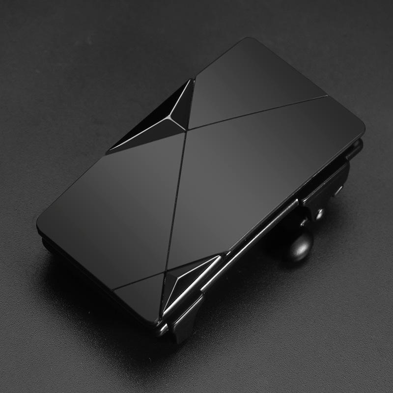 

Belts Men's Business No Tooth Buckle Men Belt Buckles 3.5cm Ratchet Apparel Accessories Designer G65Belts, Black