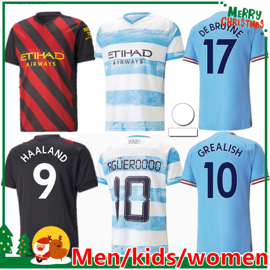 

Top Quality 22 23 Haaland Men Women Soccer Jersey Tees Kids Kits Foden De Bruyne Grealish Ruben Ferran Mahrez 2022 2023 Football Shirt Uniform Maillot De Foot Camiseta, Home ucl