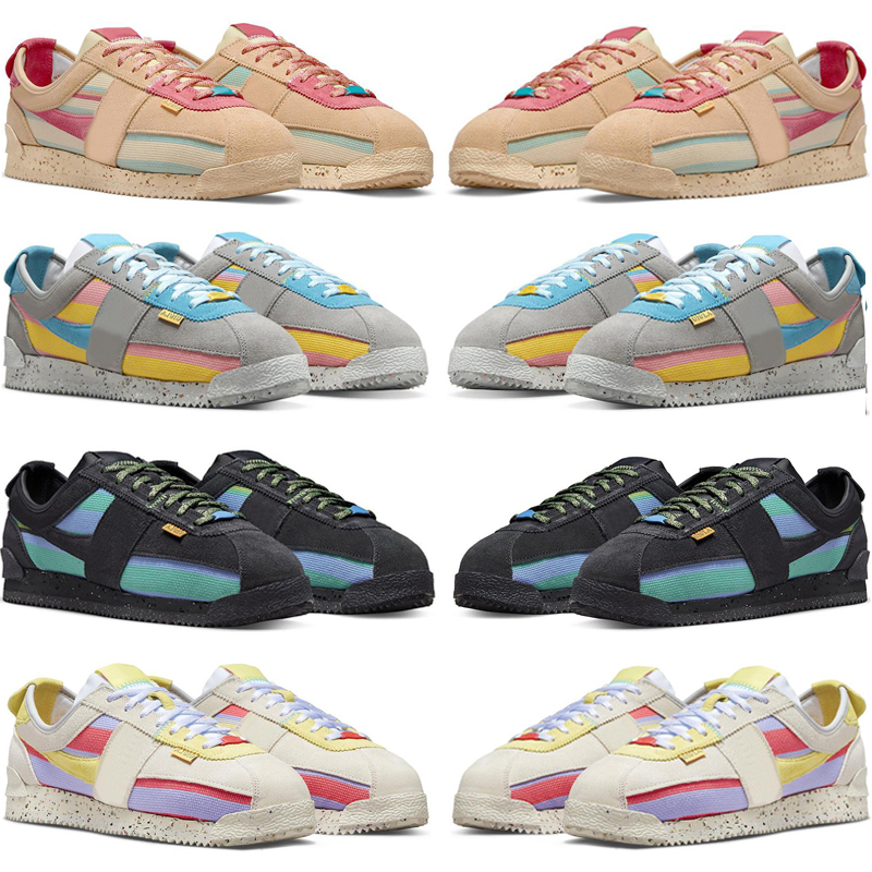 

2023 Cortez Men Women Casual Shoes Sneaker Lemon Frost Light Smoke Grey Off Noir Sesame Mens DR1413-200 DR1413-001 DR1413-002 DR1413-100, Color#1