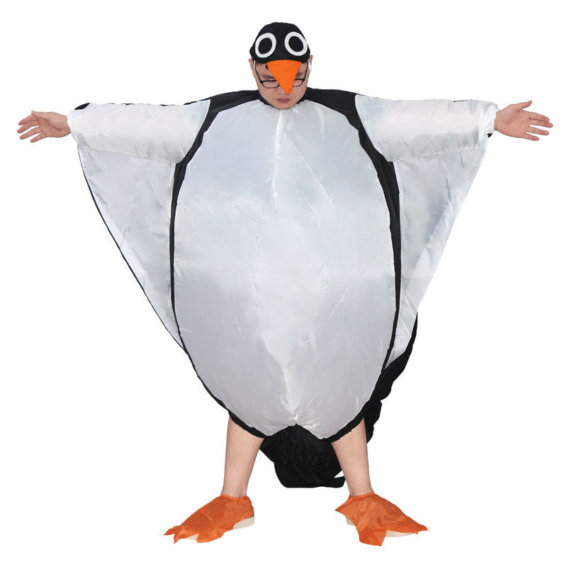 

Mascot doll costume Advertising Penguin Mascot Costume Adult Inflatable Blow Up Suit Party Gift Outfit Halloween Dress Adult Size, Default color