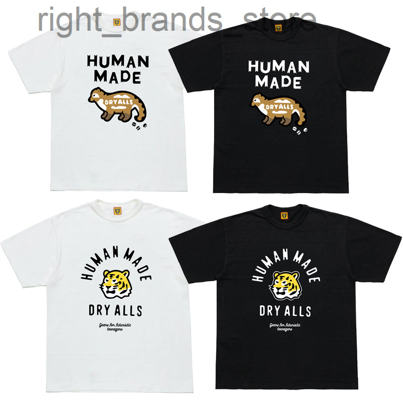 

Human Made Dry Alls Tiger Head Wolf Cotton Breathable Men Women T-shirt W220806