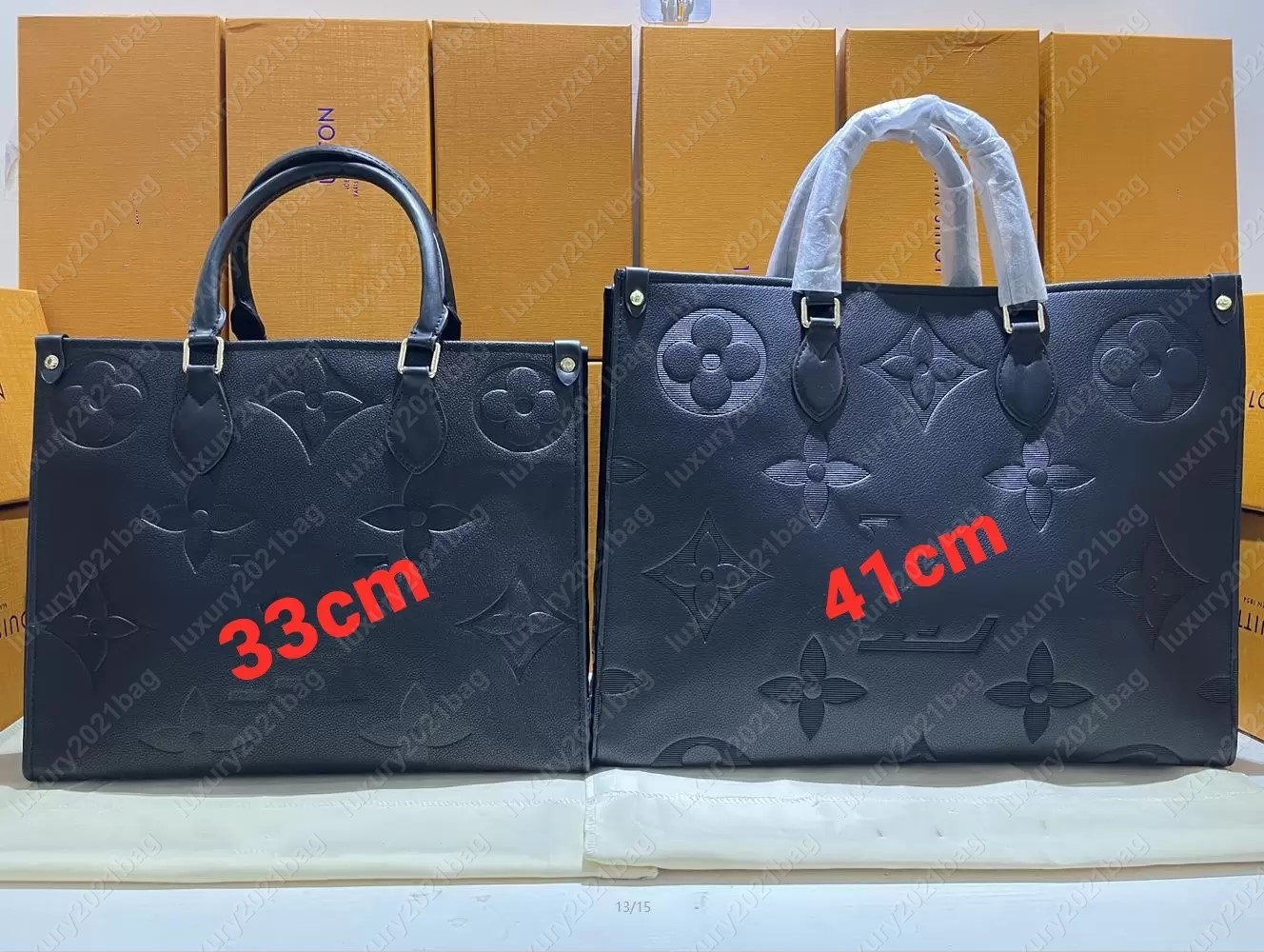 

high-quality Shopping bag Women Leather tote Luxurys Designer Handbag Female Fashion Messenger ONTHEGO Handbags Purse Tote-M45039 M44576, 41cm x 34cm x 19cm