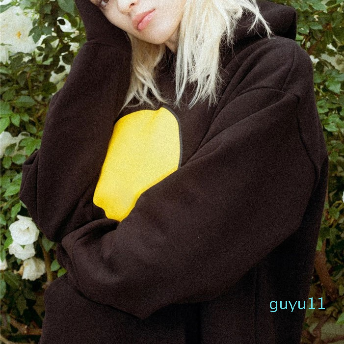 Sweats sweats ¢ capuche Smiley V↑tements Smiley ¢ manches longues Coton Sportswear Designers Sweat ¢ capuche
