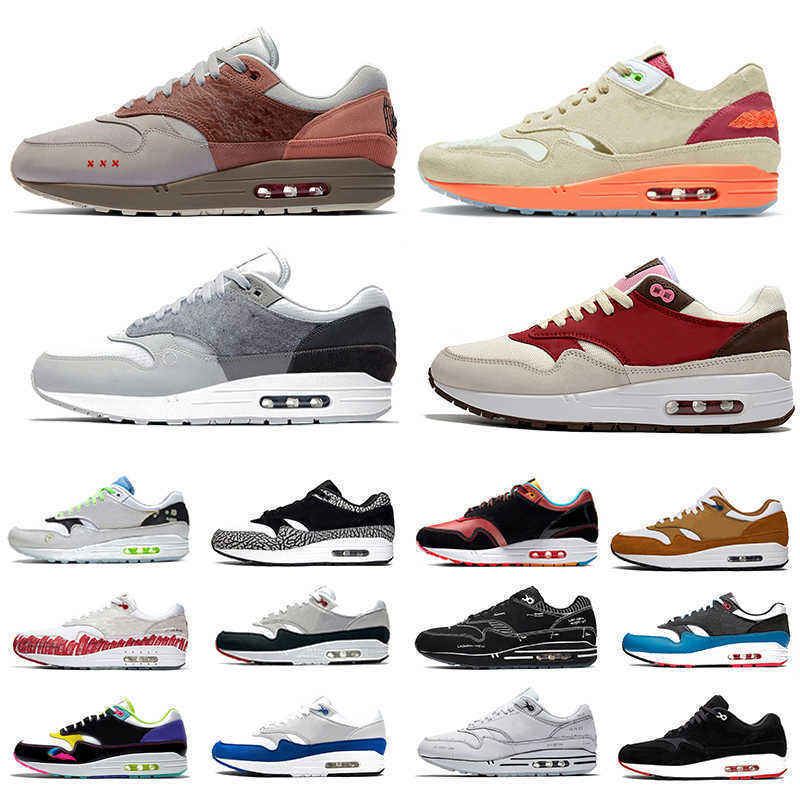 Cushion 2022 Remix Pack 1 london 1s man running shoe Kiss of Death K.O.D. CHA elephant amsterdam Magma Orange Schematic University Blue N7 men shoes