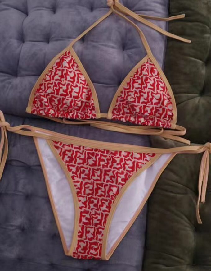 

women beach bikini fashion designer summer woman sexy tied rope swimsuit suit red vest woman clothes