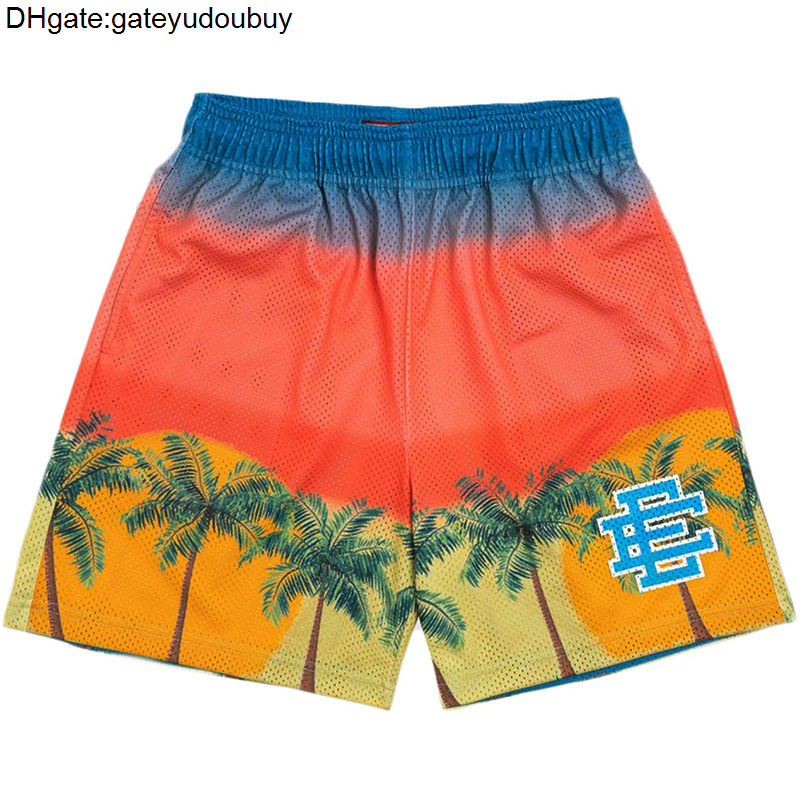 

Men's Shorts Eric Emanuel Ee Basic Short New York City Skyline Summer Drawstring Mesh Quick-drying Men Casual Jogger, Gold camouflage