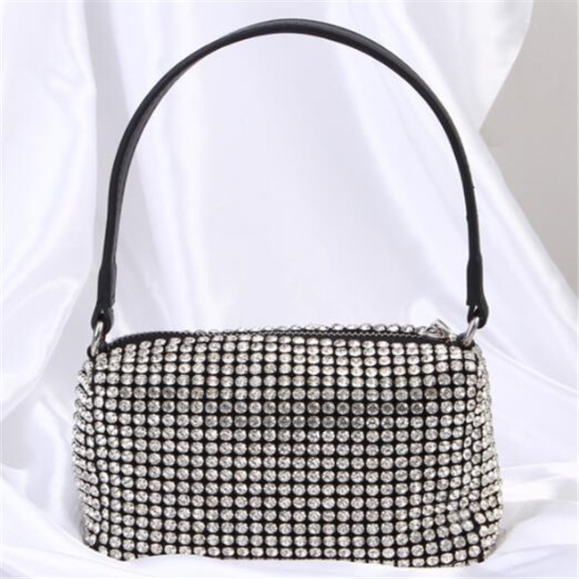 

New Arrival 2022AW Bling Bling Evening Bag Classic Handbag Composite Tote Shoulder Bag Women's Armpit Bags, As shown