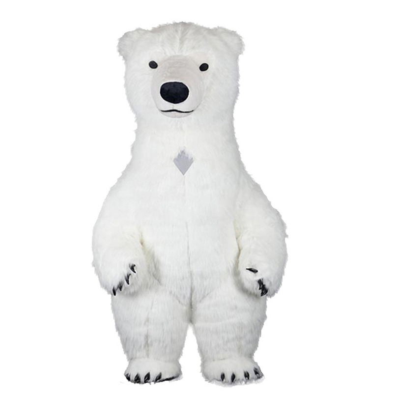 

Mascot doll costume Polar Bear Costume Inflatable Mascotte Pour Adultes Gonflable Polaire Costume Public Pour Fantaisies Homem Personnaliser, Brown