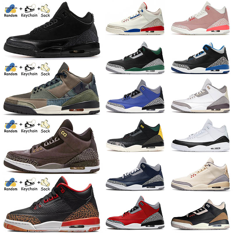 

Newest Designer 3 3s Basketball Shoes Womens Jorda TV Fragment Rust Pink Red Cement Black Cat New Seoul Patchwork Kumquat Mens Sneakers Sports Trainers, C33 36-40