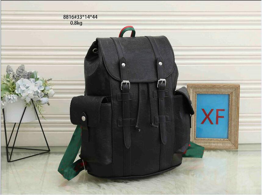 

designer N58024 Student Backpack Mens Female Backpack Hot Double Shoulder Bags Male School Bag Leather Computer 8816#75, White