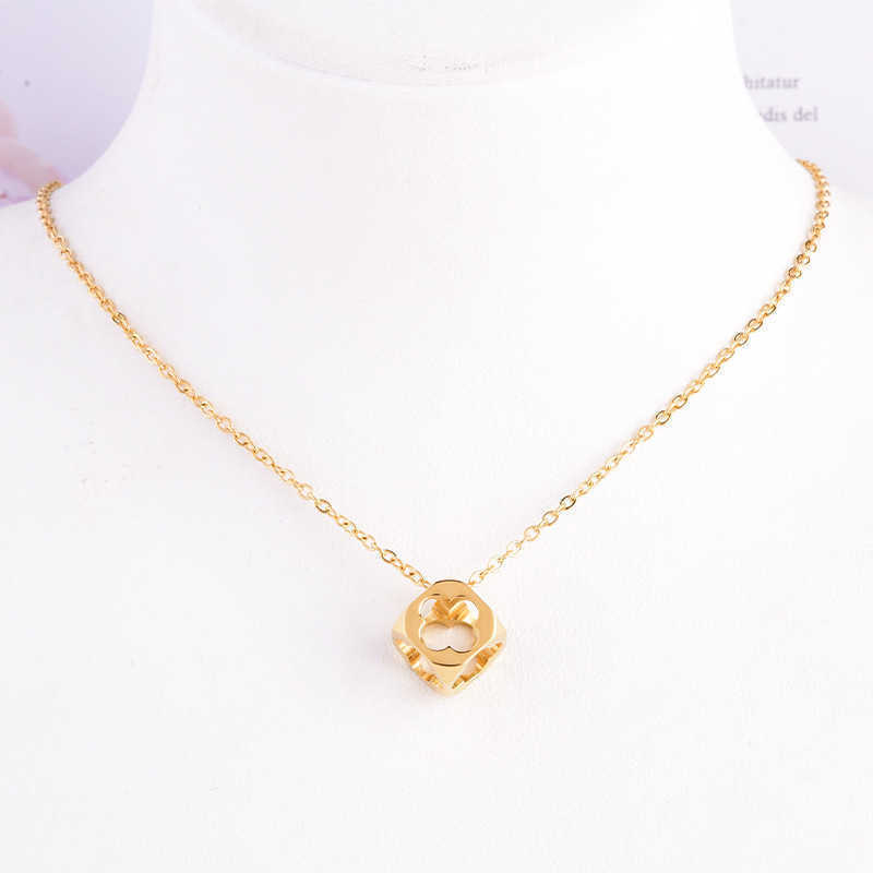 Sterling Silver Chains for Necklaces Gold Cat Pendant Necklace Steel Animal Jewelry Steampunk Pendants Chocker Crystals-image-748631924