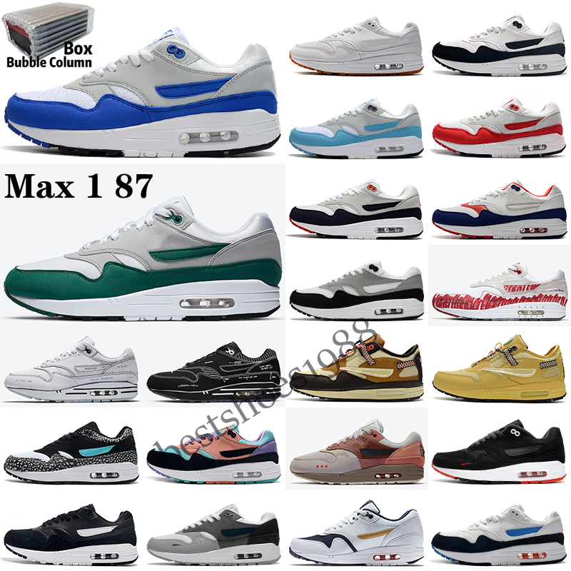 

men women 87 Running Shoes Anniversary royal University Blue Orange Patch Parra Bred Elephant Waves Monarch mens Outdoor Sports Trainers Sneakers, Color 46
