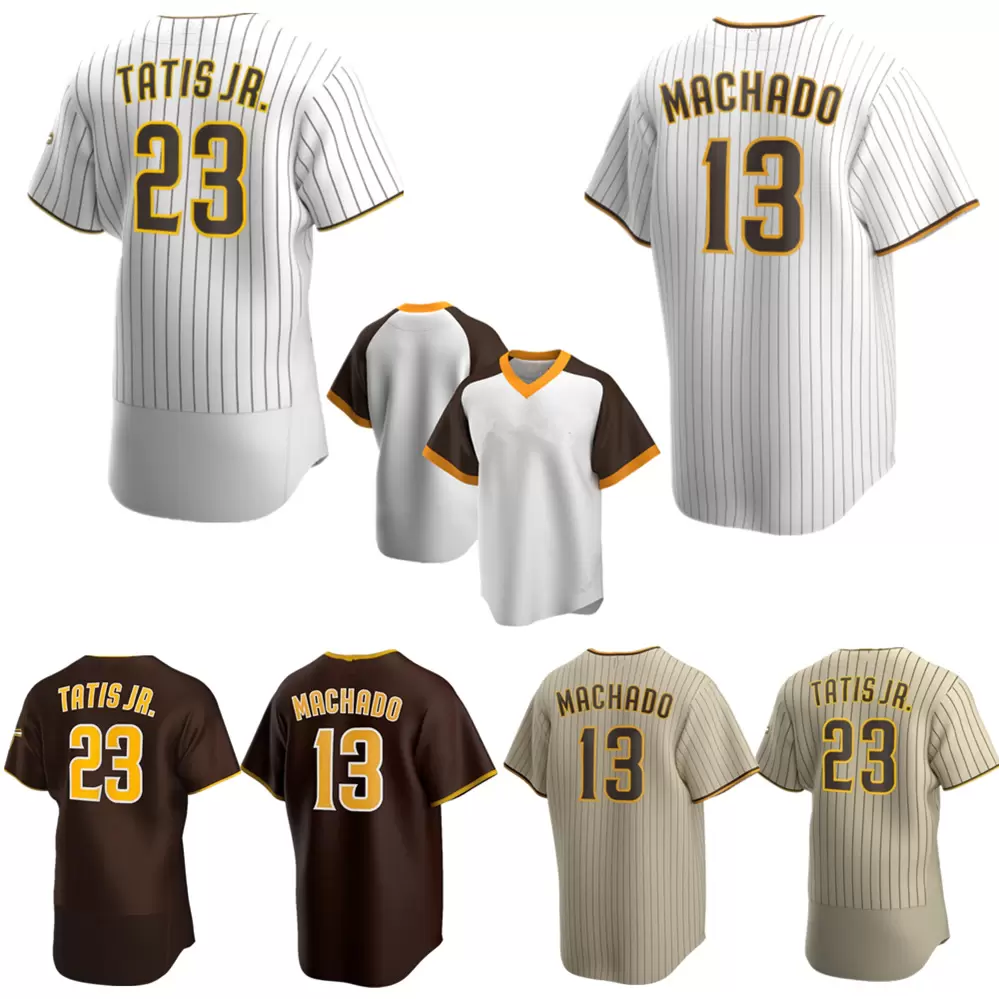 

2021 San Diego Fernando Tatis Jr. jerseys Manny Machado Tony Gwynn Wil Myers Eric Hosmer Yu Darvish Austin Nola 2022 Custom Men Women Youth Baseball Jersey, Color 17