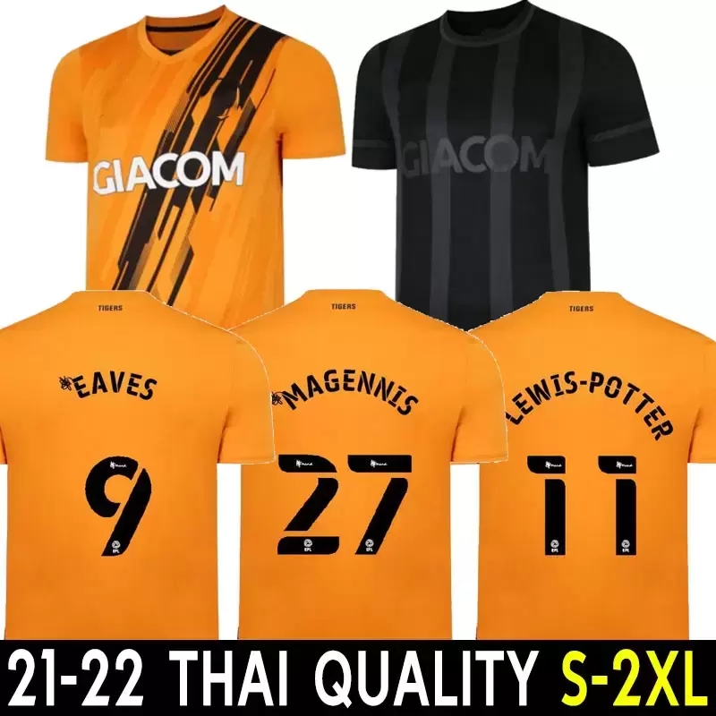 

2021 2022 Hull City Soccer Jerseys WILKS HONEYMAN M.SMITH BERNARD SCOTT EAVES 21/22 Maillots De Foot RAXTER GREAVES LEWIS-POTTER EMMANUEL short sleeve Football jersey, Away