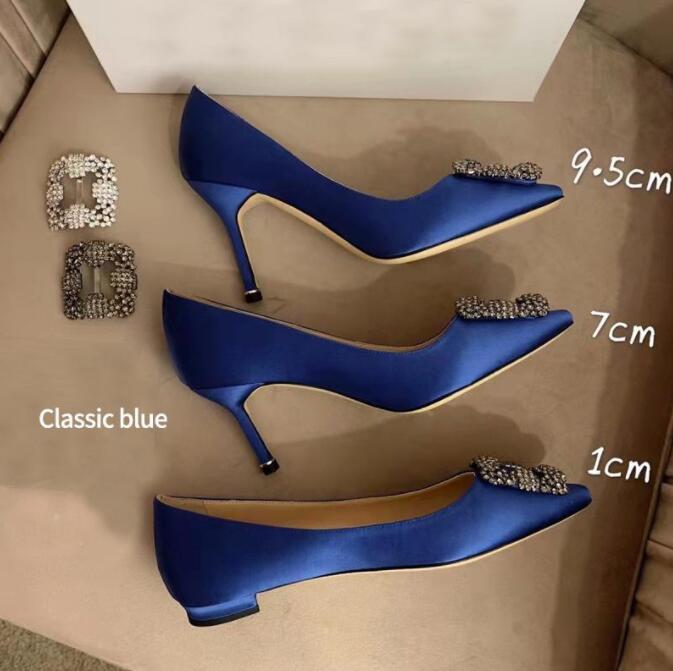 

2022 high quality Designer Party Wedding Shoes Bride Women Ladies Sandals Fashion Sexy Dress Shoes Pointed Toe High Heels Leather Glitter