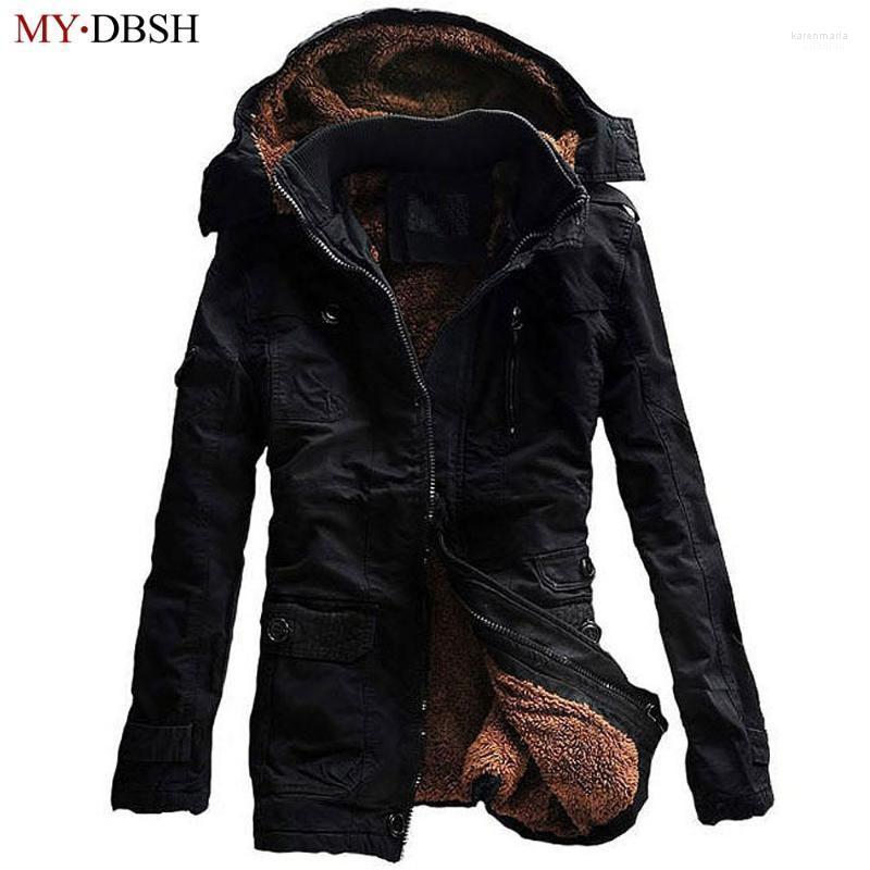 

Men' Down & Parkas 2022 Winter Jacket Men Brand-Clothing Thick Outerwear Warm Casual Jackets Hooded Coats Windproof Fashion Windbreaker Kar, Black