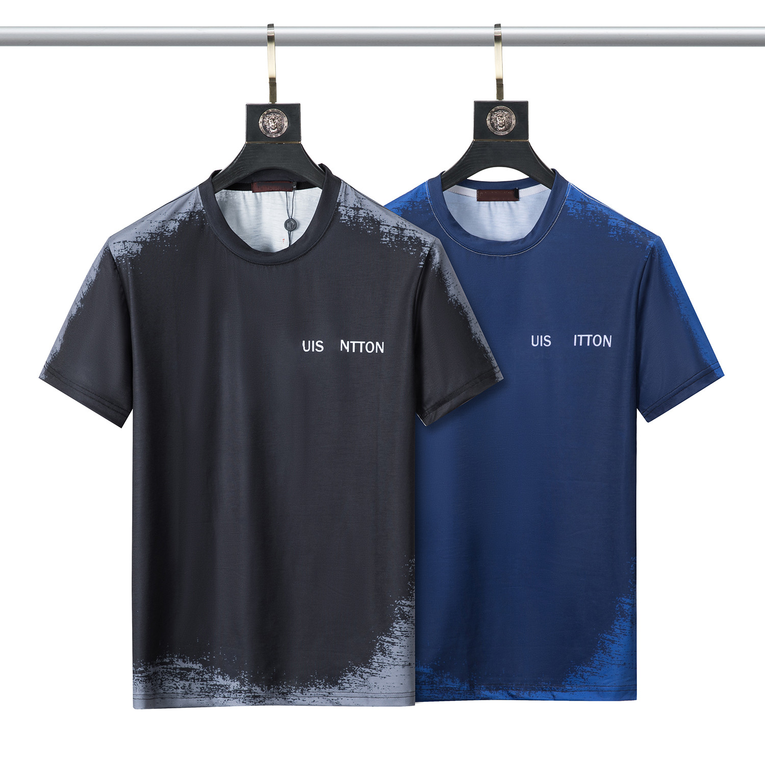 

Geometric print designer fashion summer T-shirt casual street short sleeves for men and women CYM6