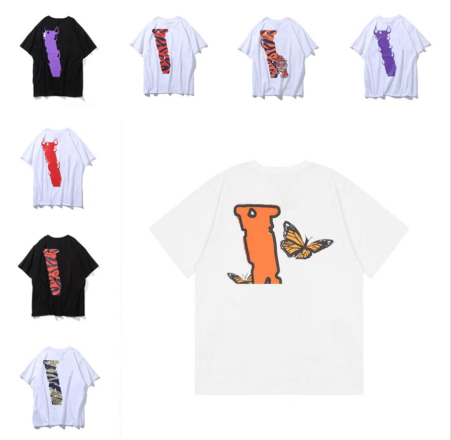 

22 Summer Mens Women Designers T Shirts Loose Tees Fashion Brands Tops Man S Casual Vlones Shirt Luxurys Clothing Street Shorts Sleeve Clothes Tshirts, 13