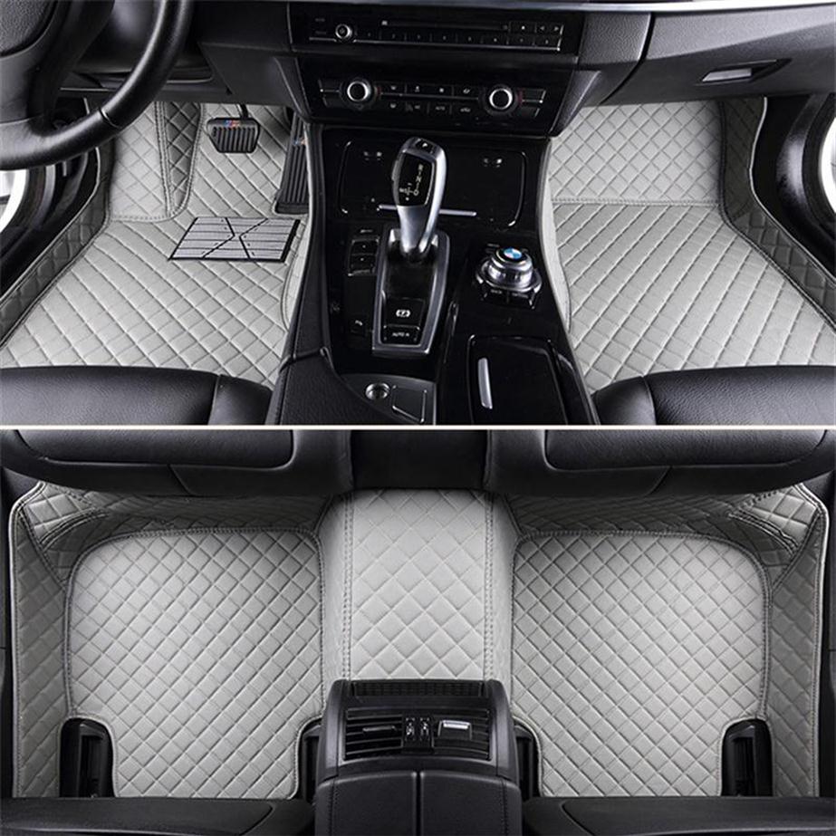 

Custom Fit Car Floor Mats Specific Waterproof PU Leather For Vast of Car Model and Make Full set Mats F22226q
