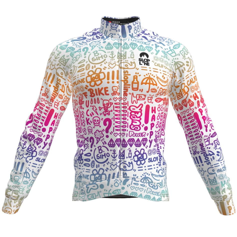 2022 Slopline Long Sleeve Cycling Jersey Men Thin Spring Autumn Sweatshirt Hombre Maillot Summer Bike Top Mtb Bike Shirt Jacket