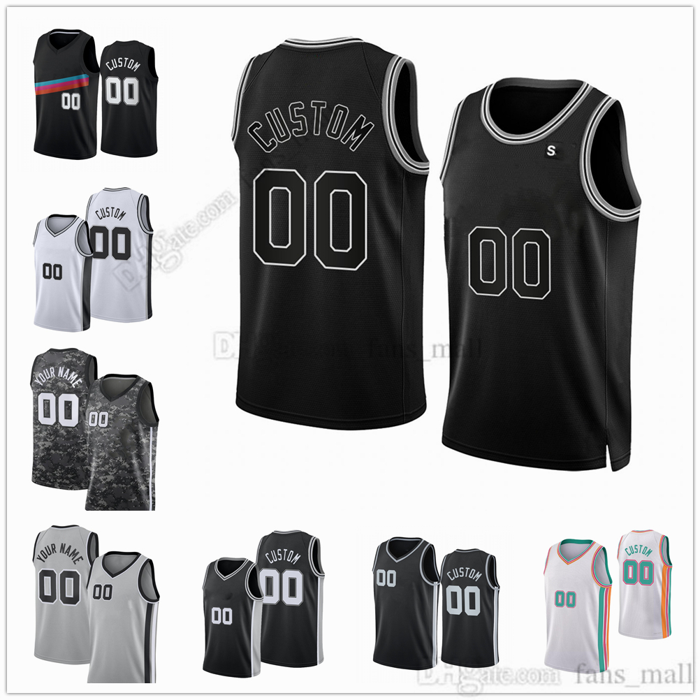 

2022-23 Custom Printed New Season Basketball Jersey 17 Doug McDermott 7 Josh Richardson 14 Blake Wesley 10 Jeremy Sochan 22 Malaki Branham Top Quality Jersey, Printed (with team logo)