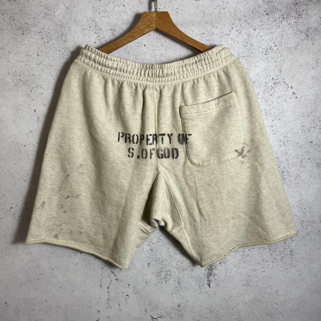 

grey high street sweat shorts printed men's and women's shorts