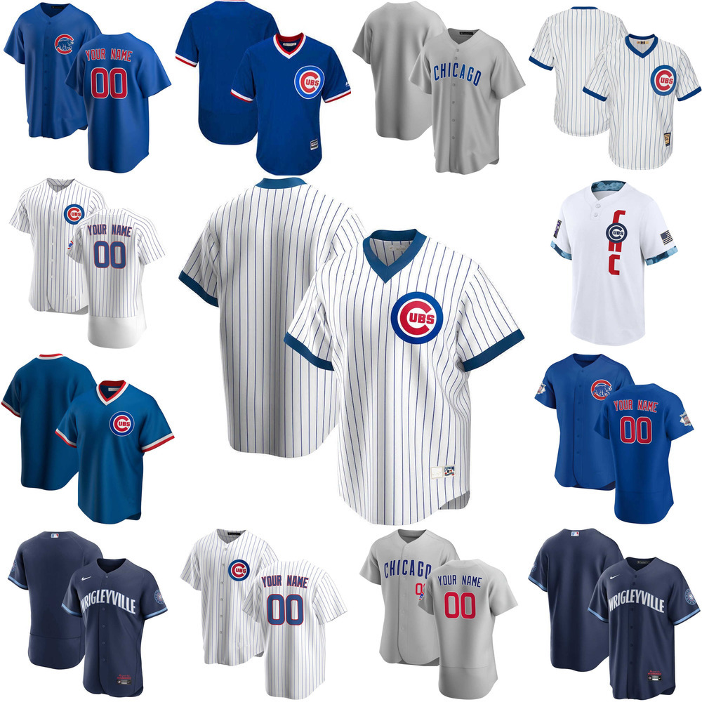

Baseball Jerseys Custom Jersey Mens women Youth Chicago''Cubs''14 Ernie Banks 49 Jake''Arrieta 23 Ryne Sandberg 13 David Bote, Color