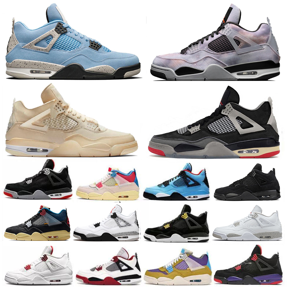 

Shoes Authentic Sail 4 4s Mens Sneakers Oreo University Blue Fire Red Thunder White Cement Black Cat Bred Infrared Zen Master, Top quality
