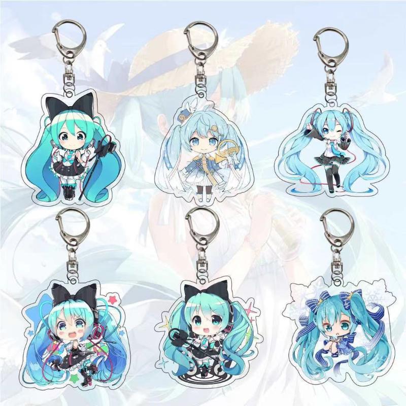 

Keychains Japan Anime Deep Sea Girl Keychain Figures Cosplay Acrylic Key Chain Ring Car Keyring Accessories Trinket Women GiftsKeychains