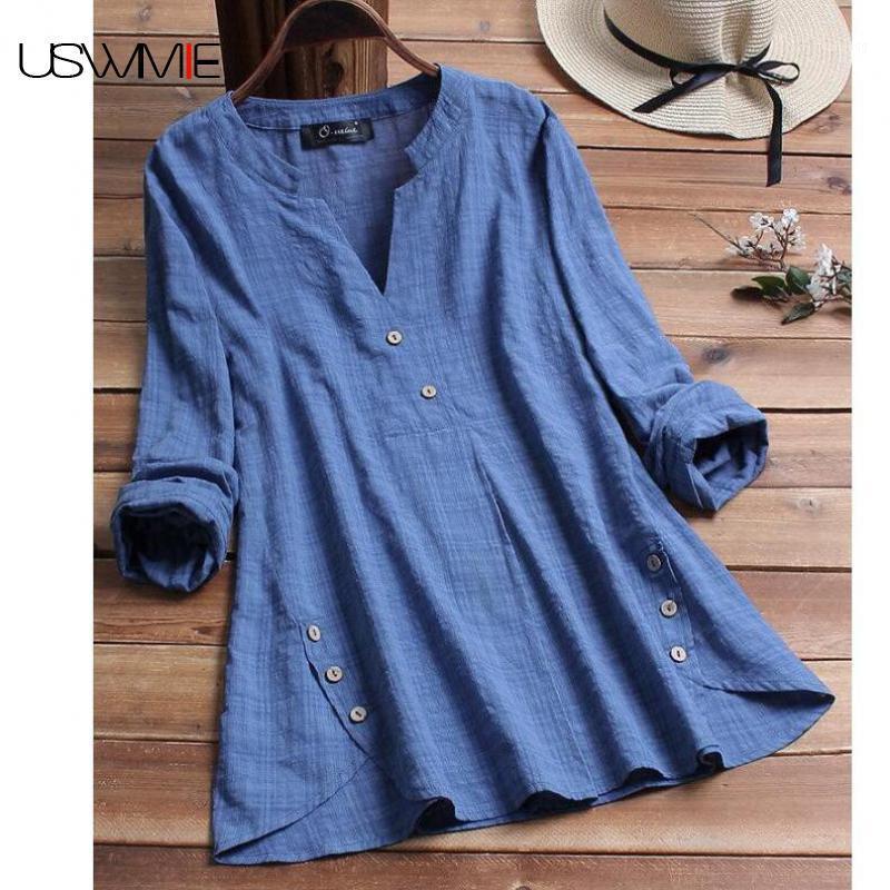 

Womens Tops And Blouses Spring Fashion Outwear Long Sleeve Pure Color Comfortable Irregular Hem Comfort Plus Size Shirt Women's & Shirts, Color 5