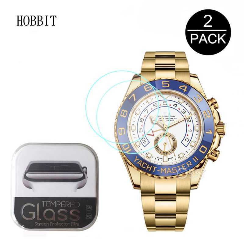 1/3/5PCS Tempered Glass For Rolex Yacht-Master 116688 Watch Screen Protector Clear Glass Protective Film-image-762112590