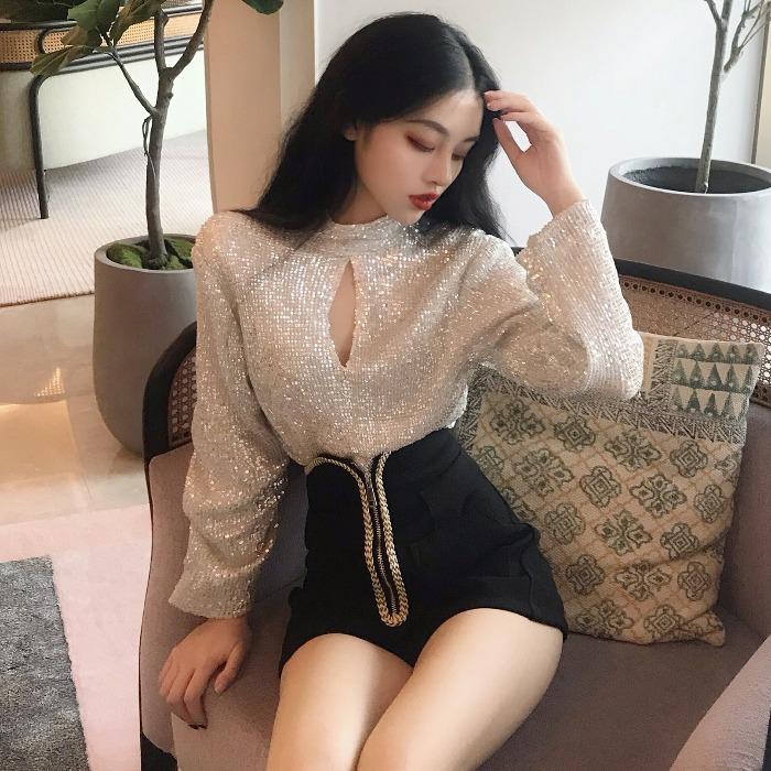

Women' Tracksuits 2 Piece Set Women Tops And Shorts Off-shoulder Blouse Summer Outfits Korean Style Clothes Cute Girl Suit 2PCS X29, Xiangbin