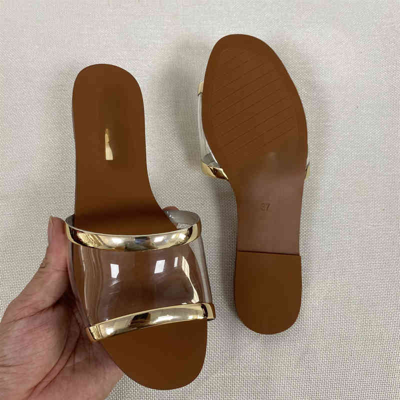 

Summer new women's shoes fashion indoor and outdoor women's slippers flat bottom fashion comfortable sandals, Black