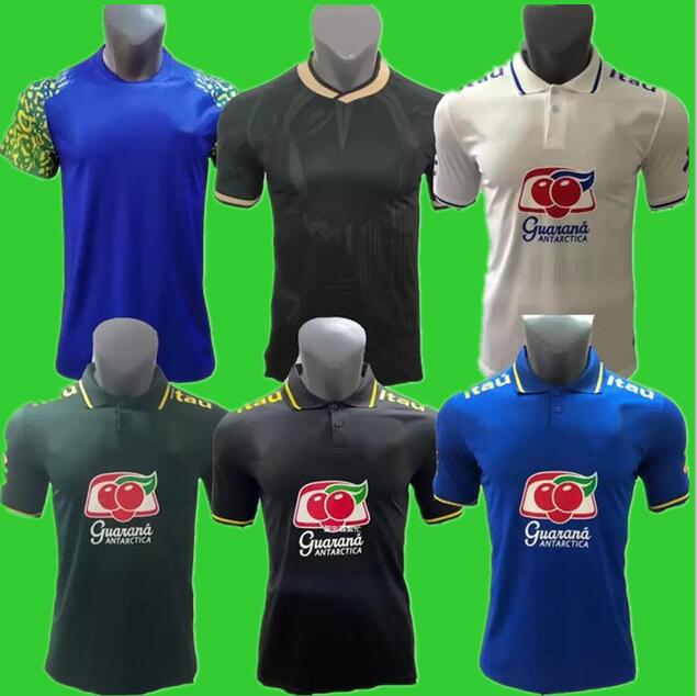 

2022 2023 brazils away Richarlison G.JESUS soccer jerseys camiseta 22/23 COUTINHO FIRMINO Marquinhos Casemiro brasil football polo shirt