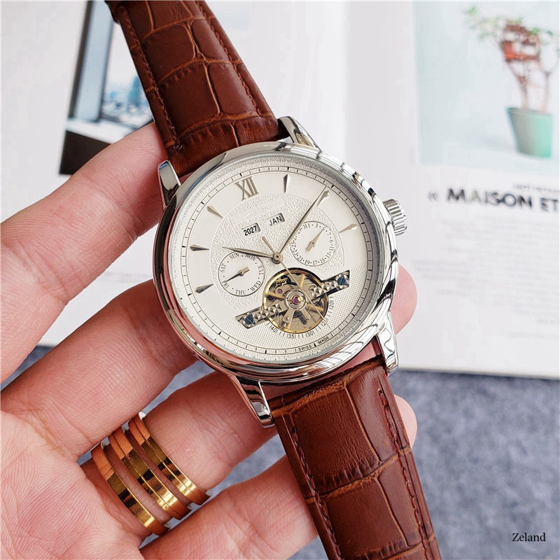 

PP 2022 Patek men's luxury multifunctional watch digital automatic mechanical Tourbillon waterproof watch ww