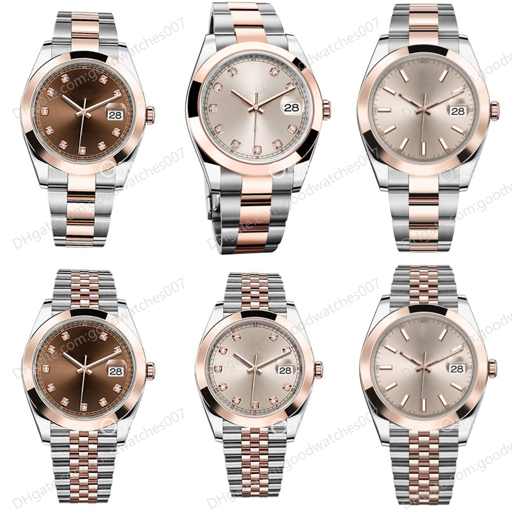 

6 Models 4a High Quality BP Factory Watch 2813 Sports Automatic Mechanical Wrist Watch m126301 Watchs 41mm Brown Dial Champagne Men's Diamond Watches m126301-0007, M126301-0004