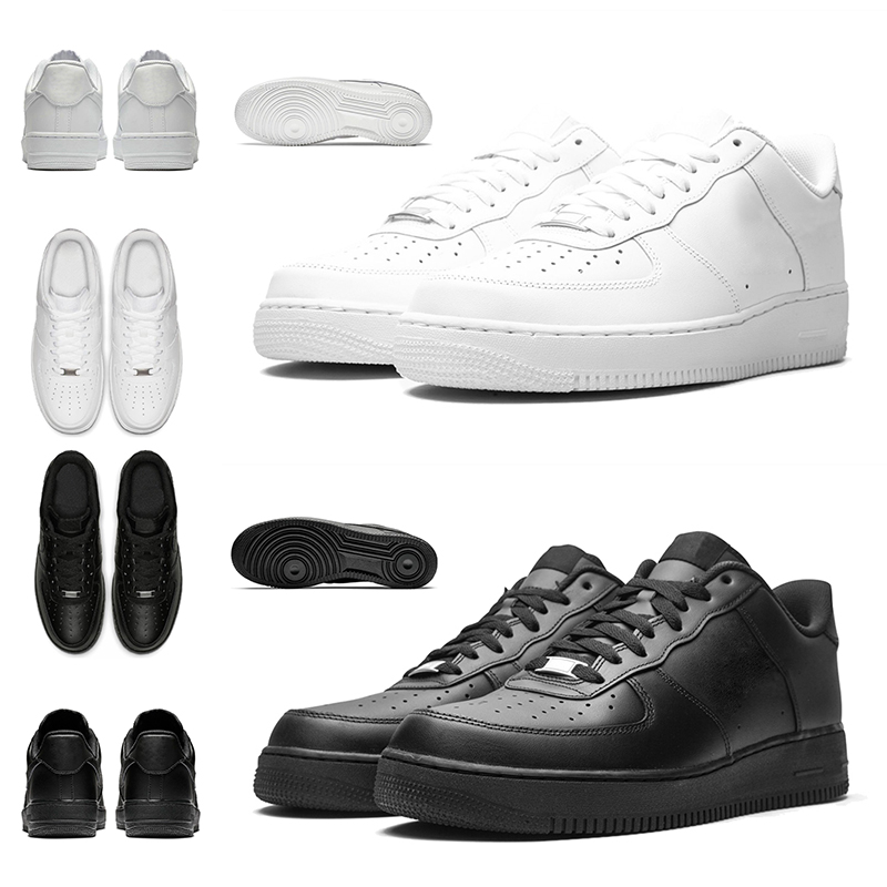 

Wholesale men women og running shoes 07 low top triple white black classic skateboard sneakers mens platform trainers outdoor sports sneakers size 36-45, Originals box